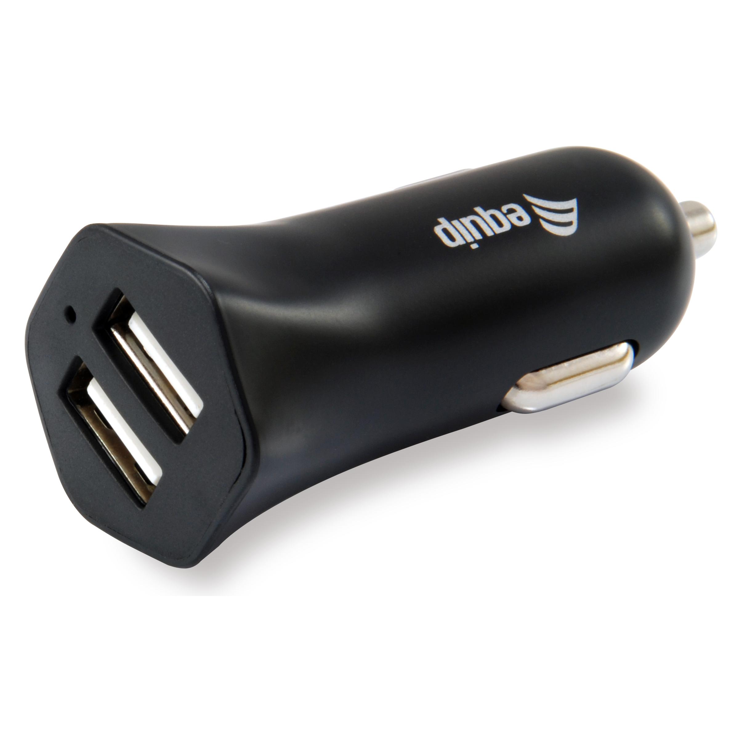 equip USB Car Charger 2-Port oder max. sw (245510)