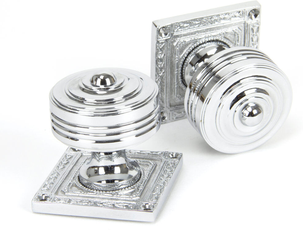 From The Anvil Tewkesbury Passage Door Knob Polished Chrome 6.3cm H X 6.3cm W
