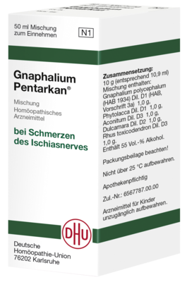 DHU-Arzneimittel GmbH & Co. KG GNAPHALIUM PENTARKAN Mischung 50 ml 03216516