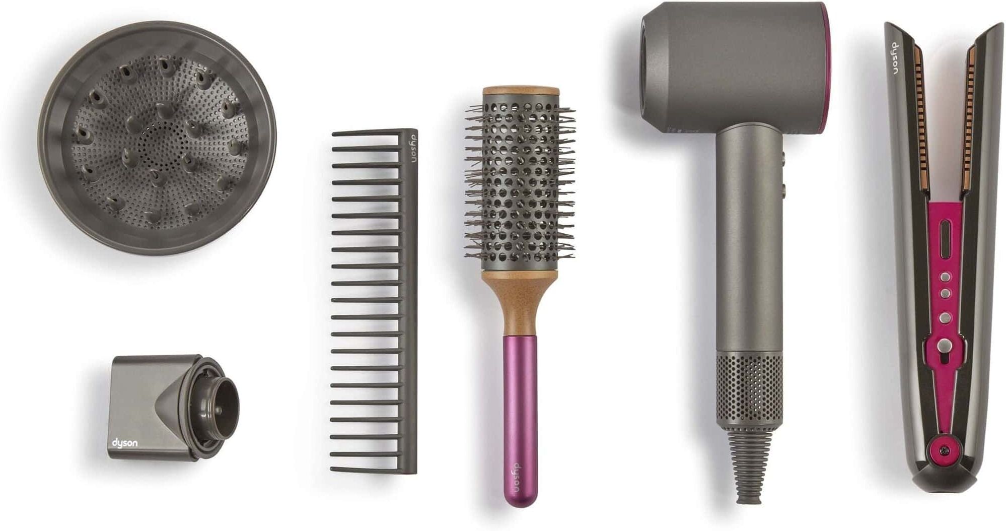 Casdon Dyson Supersonic ; Corrale Deluxe Styling Set for Kids, Includes Hairdryer and Straightener with Accessories