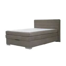 Boxspringbett mit Bettkasten  ¦ braun ¦ Maße (cm): B: 161 H: 109