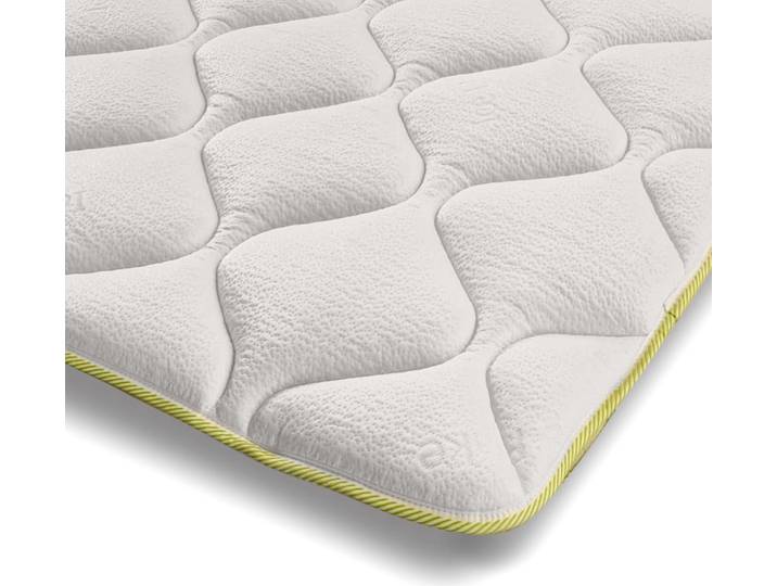 The White Stone Topper Erfrischend Einzel mit Elastiken Matratzenkorrektor 80 x 195 Cooler-Technologie und orthopädische Eigenschaften Höhe 4 cm