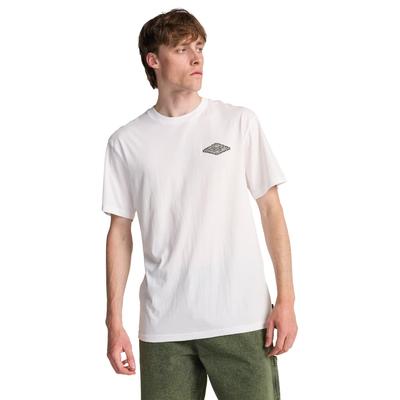 T-Shirt BILLABONG "Crayon Wave", Herren, Gr. L, weiß, Obermaterial: 100% Baumwolle., Shirts T-Shirt