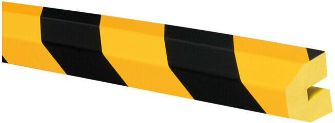 MORION Protection anti-chocs profil trapèze 40 × 36 × 8 mm jaune-noir 1000 mm ; MORAVIA (422.21.711)