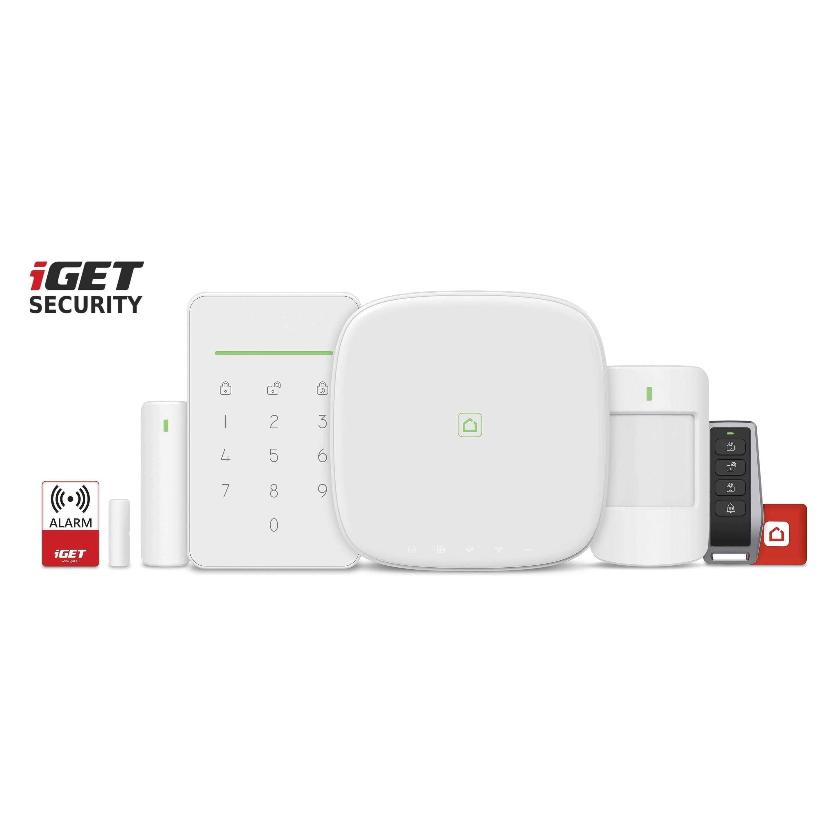 iGet M5-4G Premium security alarm system Wi-Fi White (M5-4G PREMIUM)