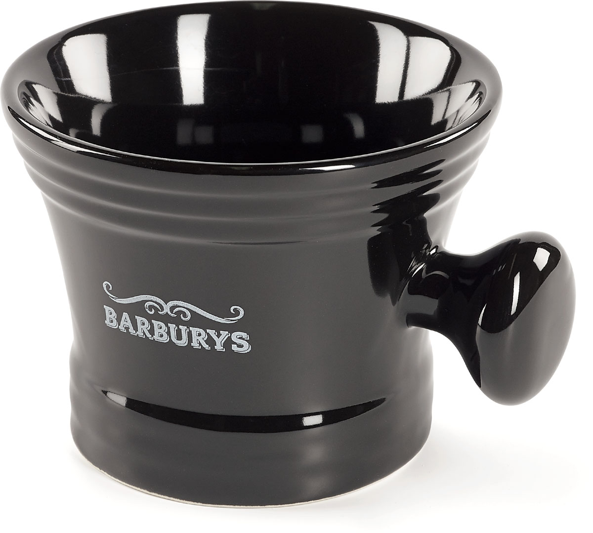 Barburys Garibaldi Rasierschale aus Porzellan / Schwarz SN-7750008
