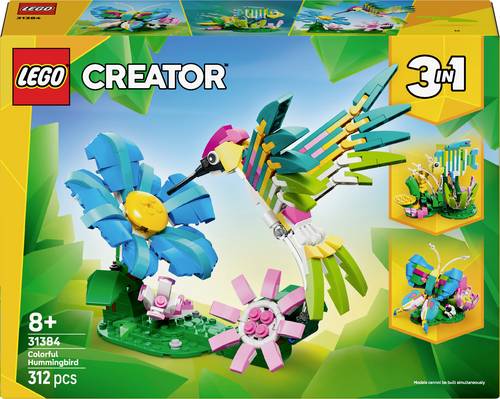 31384 LEGO CREATOR 3-in-1-Set Wilde Tiere: Bunter Kolibri (31384)