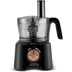 Karaca Mastermaid Power Max 11 in 1 Küchenroboter, Kupfer Schwarz Matt, 2500 W