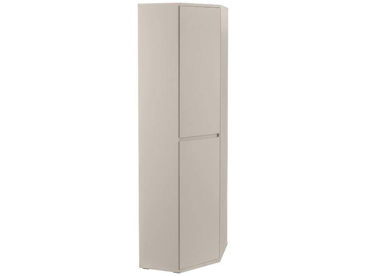 Xora Eckschrank, Kaschmir, 5 Fächer, 60x210x60 cm, Schlafzimmer, Kleiderschränke, Eckschränke