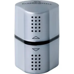 FABER-CASTELL GRIP 2001 Spitzdose - silber