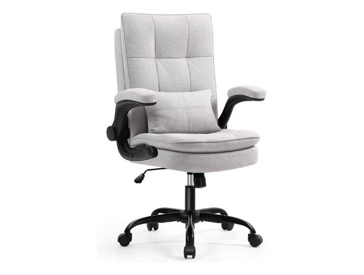 LuxusKollektion Bürostuhl Bürostuhl Ergonomisch Drehstuhl Höhenverstellbar Aktualisierung Grau