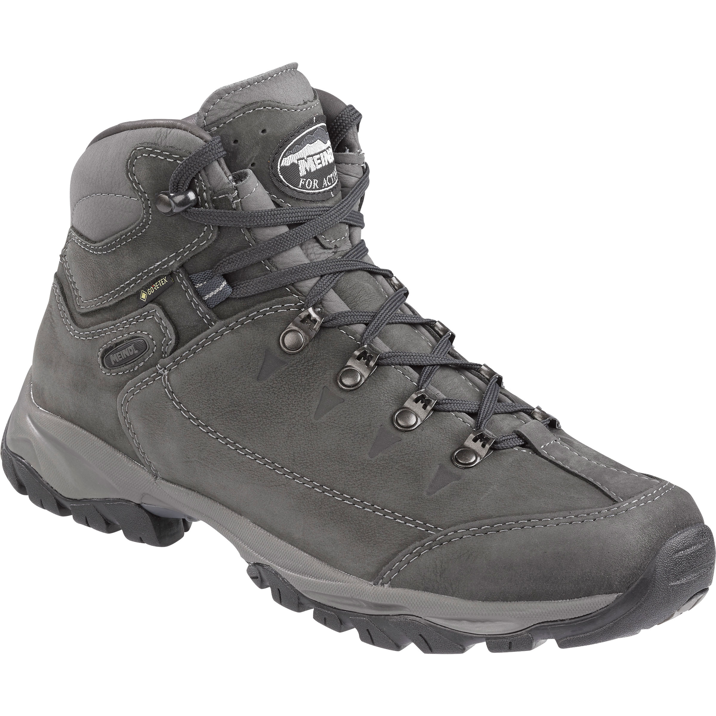 Meindl Ohio 2 GTX Herren Wanderschuhe grau Größe 43 Camping Wasserdicht
