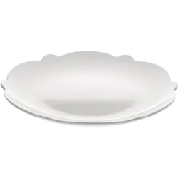 Alessi Dressed Dessert/Frühsteller, Teller, Weiss