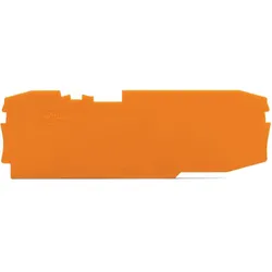 Wago Abschlussplatte und 2006-1692Zwischenplatte 1mm dick orange, Elektronikzubehör + Gehäuse, Orange