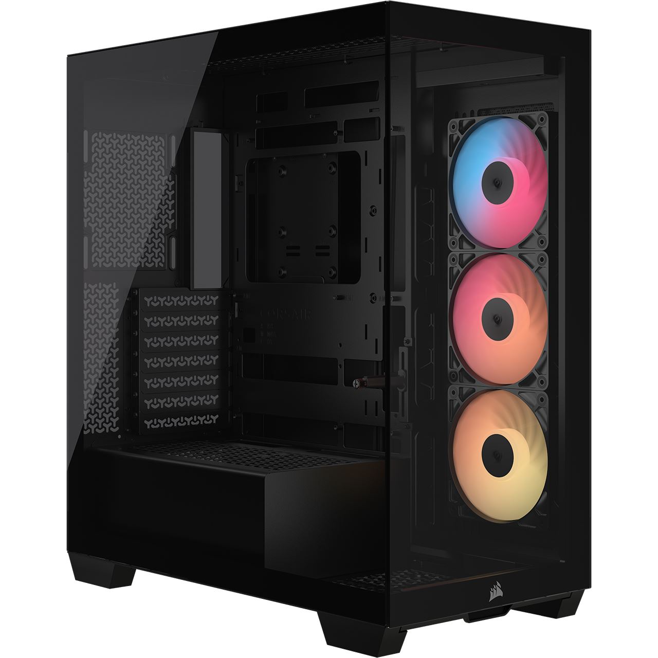 Corsair 3500X LX-R RGB iCUE LINK Midi Tower ohne Netzteil schwarz