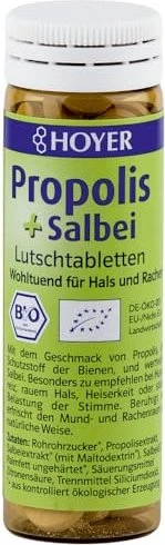 Hoyer Propolis & Salbei Bio 60 St Lutschtabletten
