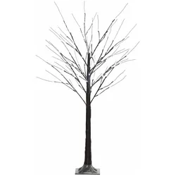 HOMCOM - Lichterbaum - 150 cm  - braun