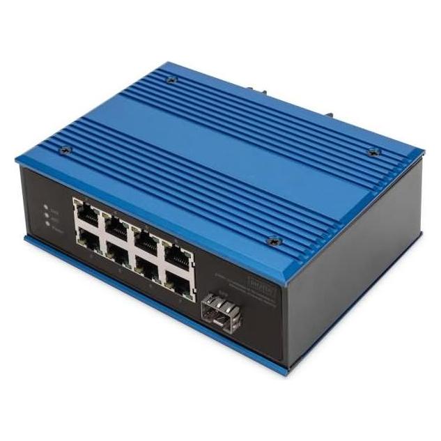 Digitus 8-Port 10/100Base-TX to 100Base-FX Industrial Ethernet Switch (8 Ports) (DN-651132)