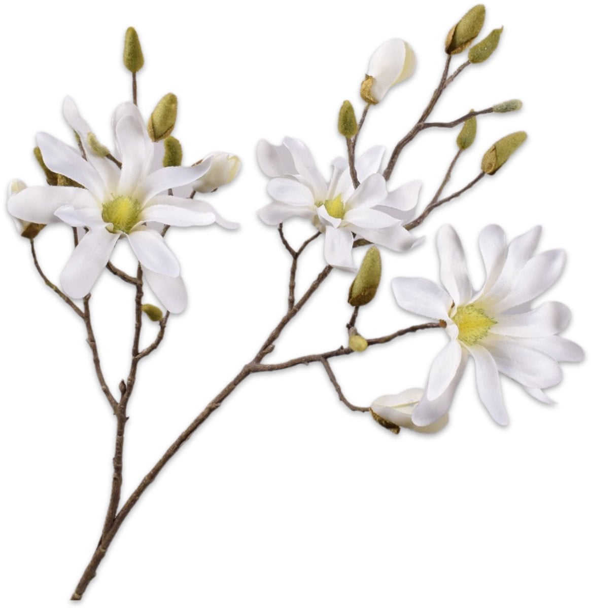 Silk-ka Kunstbloem wit Hoogte: 116 cm