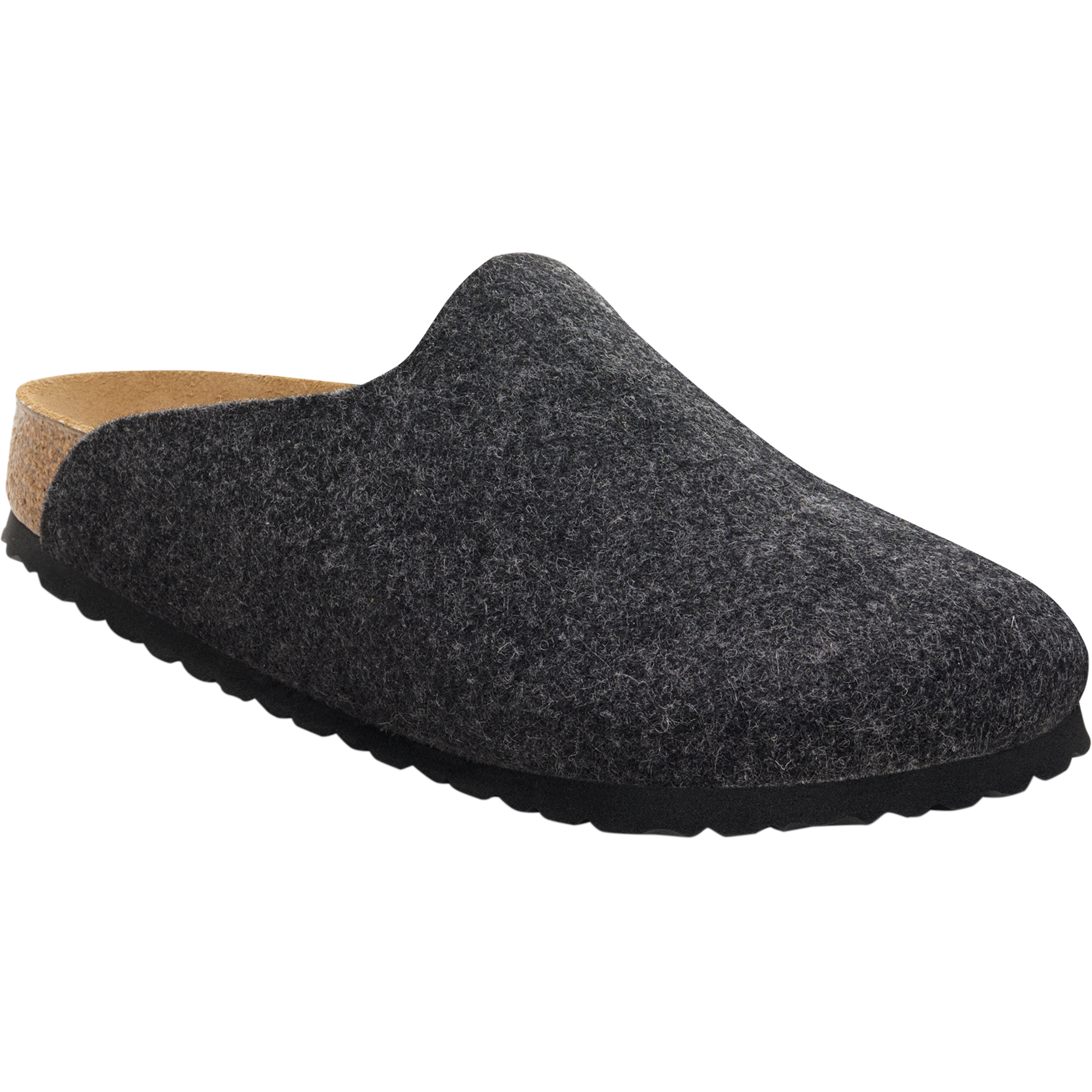 Birkenstock Amsterdam Wool Felt Narrow Hausschuhe Hüttenschuhe schwarz Größe 42 Lifestyle