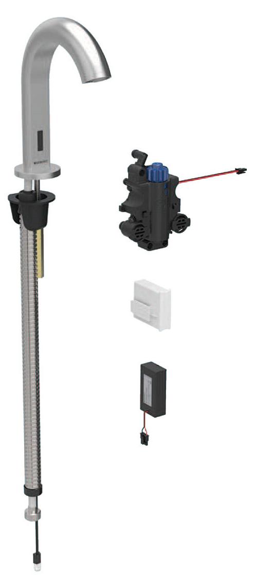 Geberit 116188SN1 Piave WT-Arm., Standmontage, Batterie