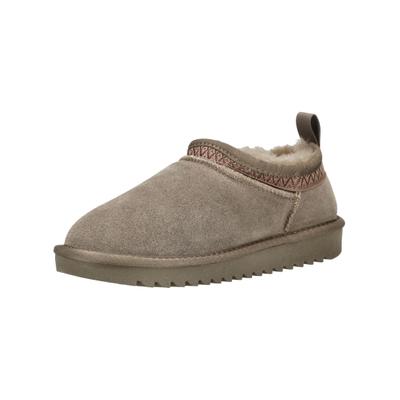 Hausschuh ARA "Ara Hausschuhe Veloursleder", Damen, Gr. 40, beige (taupe), Veloursleder, Schuhe Hausschuh