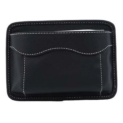 Auto-Seitentaschen-Organizer, Auto-Aufbewahrungstasche, Handy-Brillenhalter, Autositz-Lückenfüller-Organizer für Autositz-Türfenster