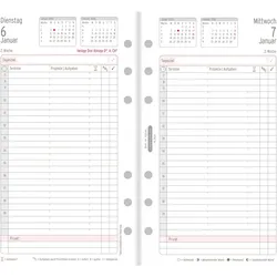 Chronoplan Tagesplan Midi 96x172mm 1T/1S