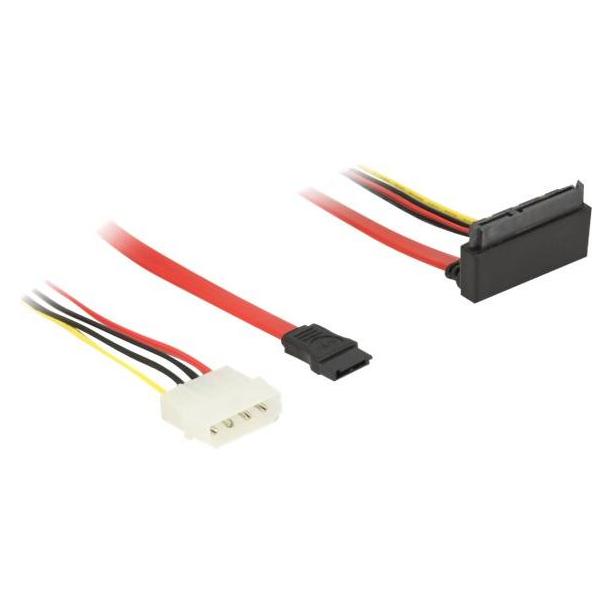Delock 85514 0.3m 1 x Molex 4 pin 1 x SATA 22 pin (30 cm, 4 pin Molex, SATA) (85514)