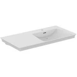 Ideal Standard La Dolce Vita Möbel-Waschtisch E264701 106x53,5x14,5cm, 1 Hahnloch, mit Überlauf, weiß