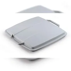 Durable Deckel für Abfalltonne 90l gr DURABIN LID quadr. mit Griffen