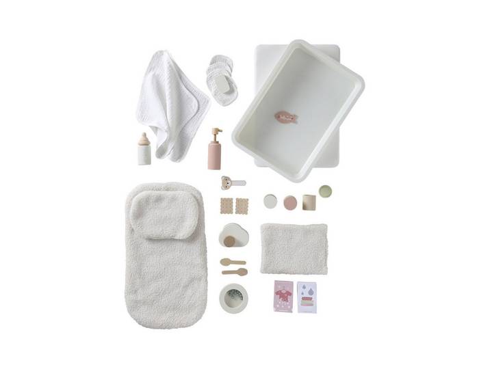 vertbaudet Puppen Accessoires-Set Puppen-Babyzimmer aus Holz FSC®, Holz FSC®