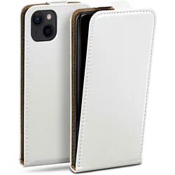 moex Flip Case iPhone 15 Klapphülle Leder Optik