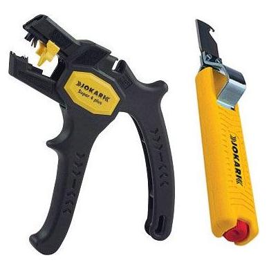 Jokari Abisolierzange No. 4 - Plus + Kabelmesser No28 H Standard Set 2-lg (Abisolierzange Nr.4 + Kabelmesser Nr.28H)