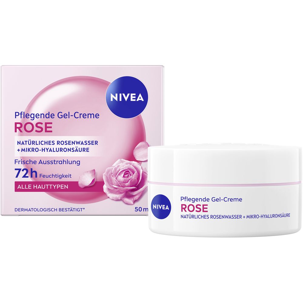 Nivea Pflegende Rose Gel-Creme 50 ml