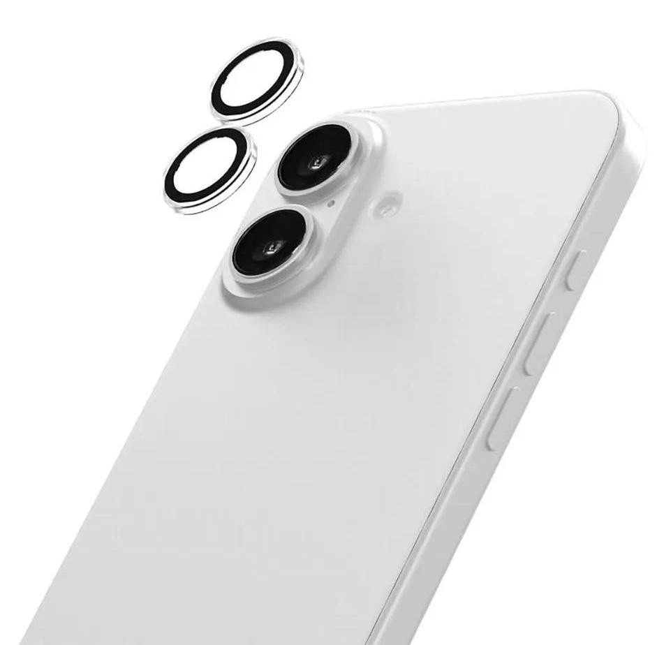 LAUT Prime Glass Camera Ring Protector voor iPhone 17, Transparant