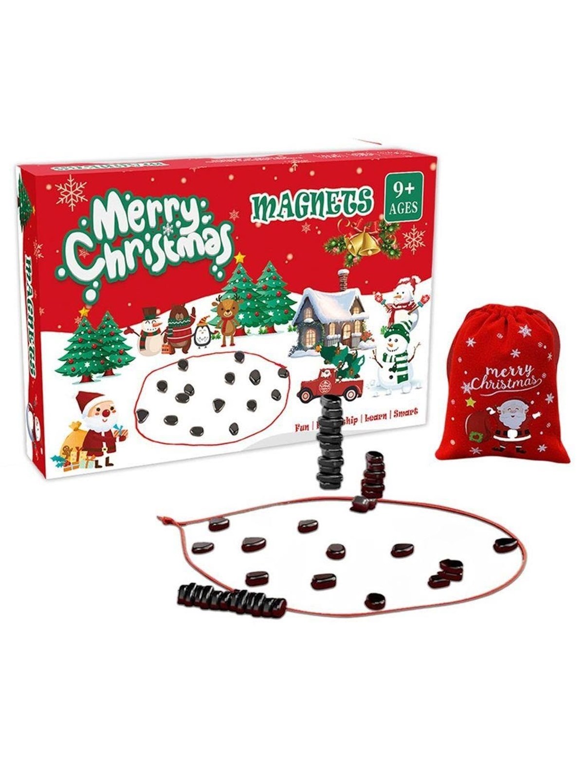 SiGN Magnetic board game puzzle strategy game Christmas version