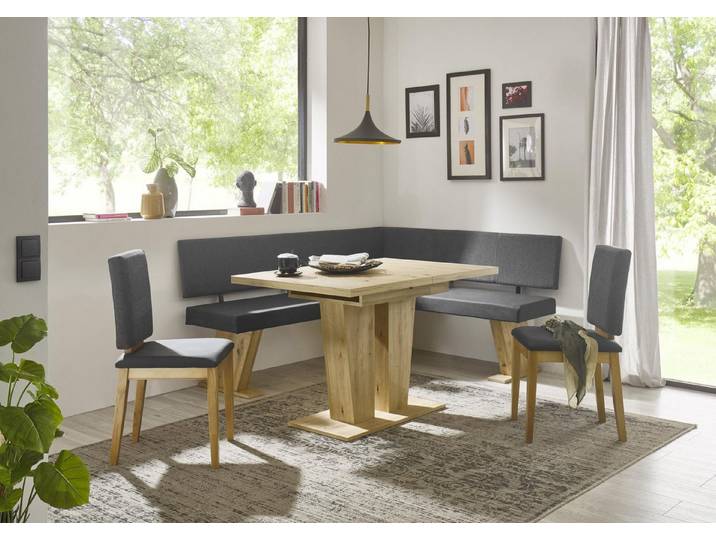 Trendmöbel24 Eckbankgruppe Eckbank Eckbankgruppe VERONA II 190x150 cm - Artisan Eiche, (4-tlg)
