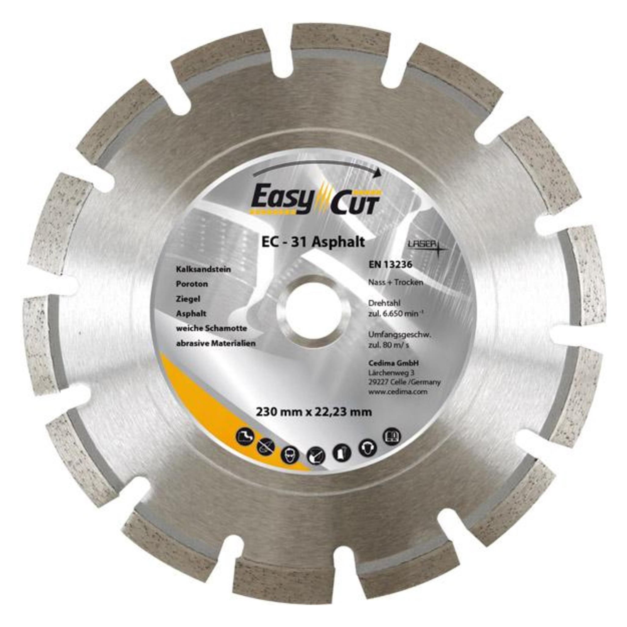 Magni Trennscheibe Diamant EC-31 350x3,2x10x25,4 mm CEDIMA (4023138124284)