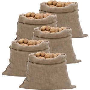 vidaXL Jutesack 155781, 220 g/m², 5 Stück, Gartensack, 100 x 110cm