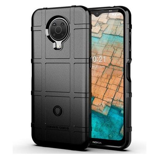 Cover-Discount Nokia G10 / G20 - Textur Gummi Hülle schwarz (Nokia G10, Nokia G20) (104702511A)