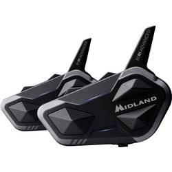 Midland C1529.06 BTR1 Advanced X Twin Pack Motorrad-Gegensprechanlage Passend für (Helmtyp) alle Helmtypen
