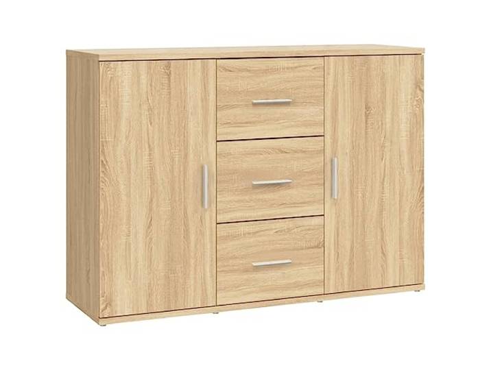 vidaXL Sideboard Sonoma-Eiche 91x29,5x65 cm Holzwerkstoff