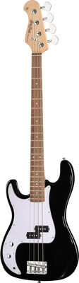 Harley Benton PB-20BK LH Standard Series Noir haute brillance