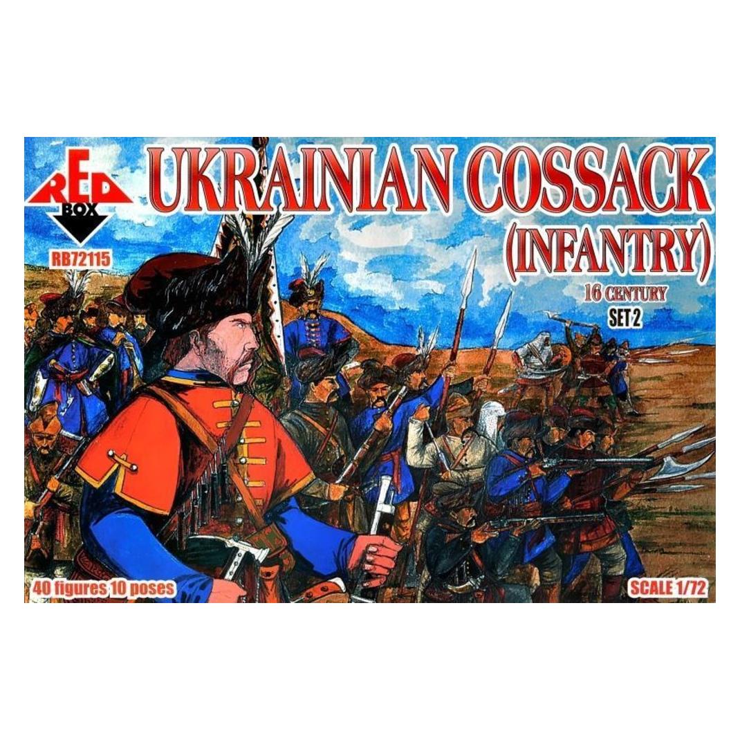 Red Box Ukrainian Cossack(infantry)16 cent.Set2 (RB72115)