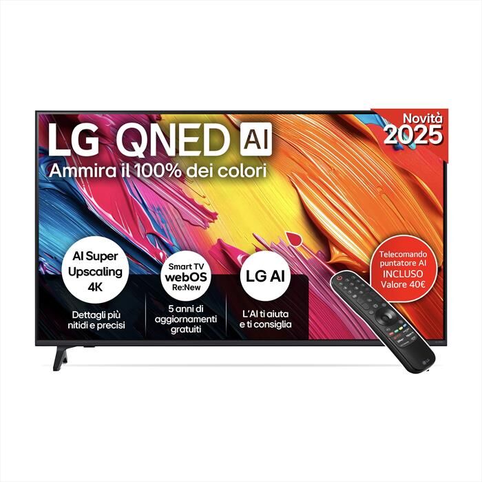 LG Smart Tv Qned Uhd 4k 55" Ai 55qned70a6a-nero