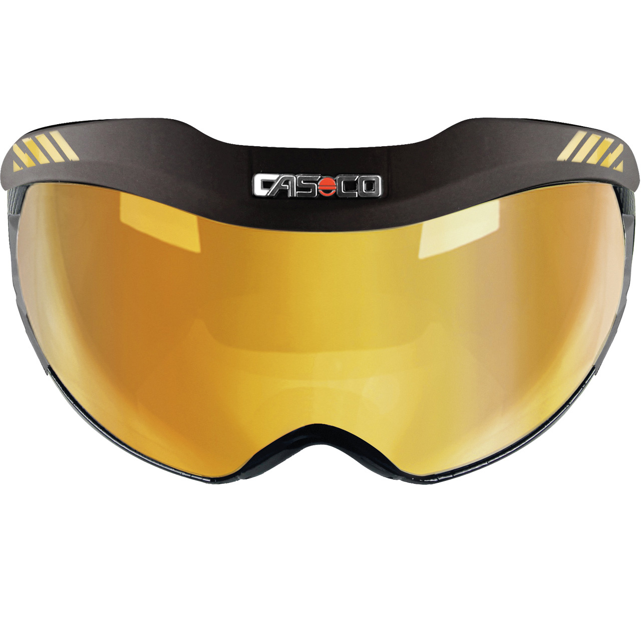 Casco SNOWmask 6 Visier Vautron dunkelbraun - Multilayer rot