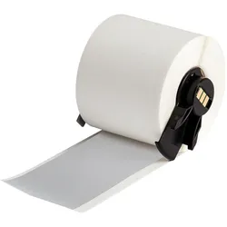 Brady, Etikettenrolle, M6C-1900-486, Metallisierter Polyester, Silber, matt, 48.26 mm x 15.24 m, extra stark haften (54.61 mm)