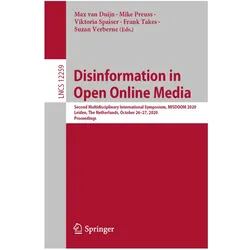 Disinformation in Open Online Media, Fachbücher
