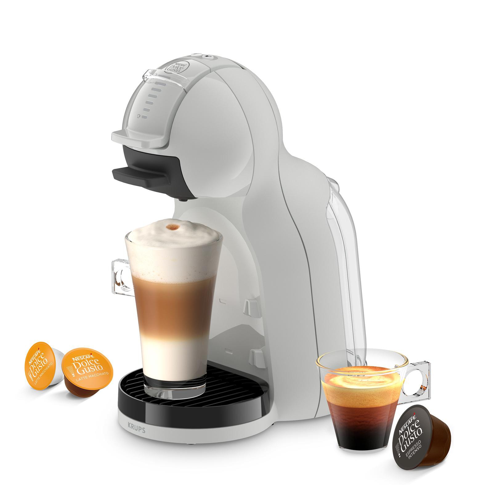 Krups Nescafé Dolce Gusto Kaffeekapselmaschine KP143GF0 Mini Me 2 Grau
